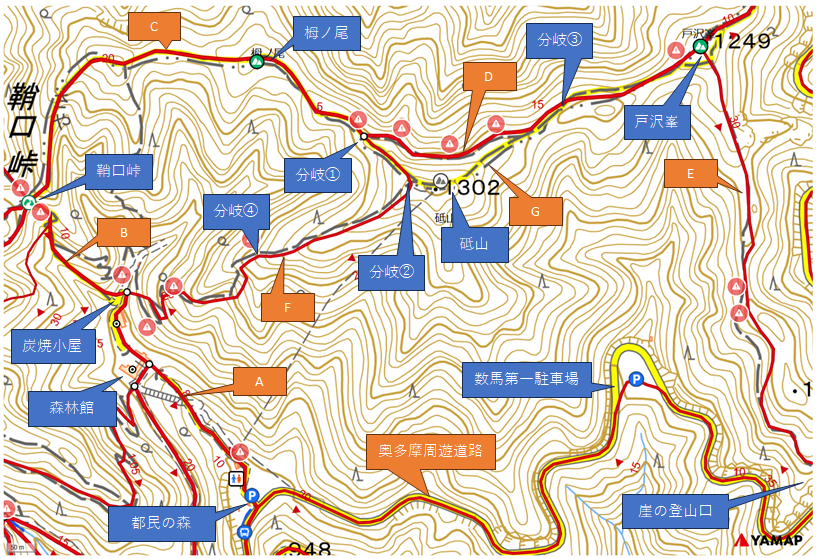 奥多摩 砥山