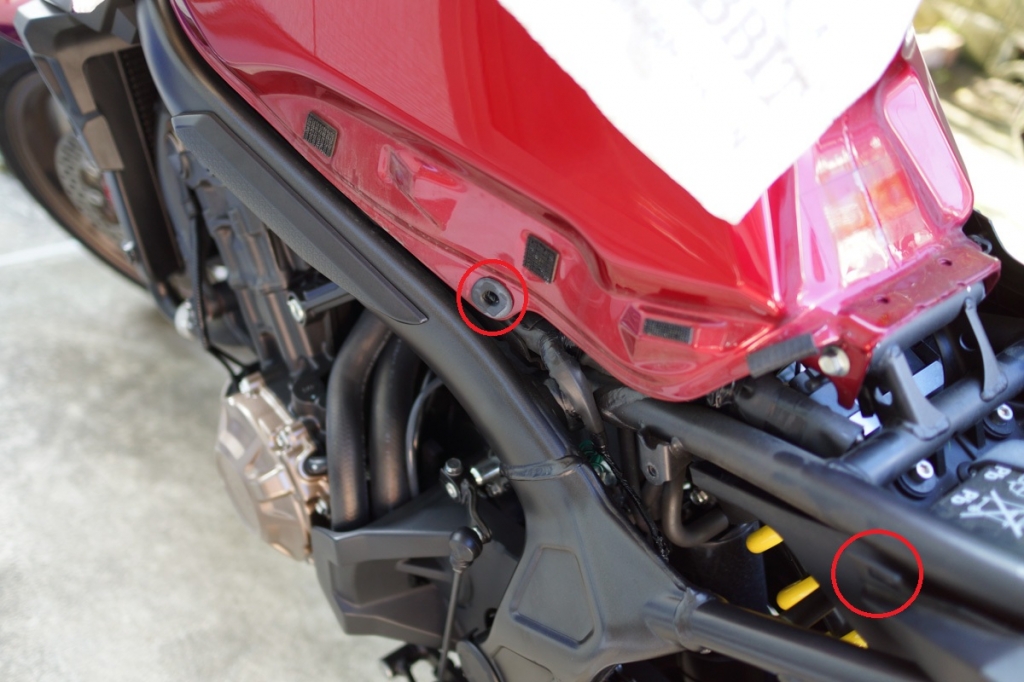 CB650R デイトナ フェンダーレス