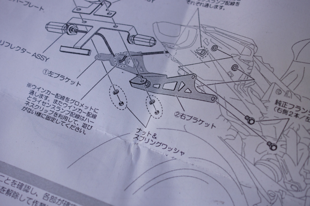 CB650R デイトナ フェンダーレス