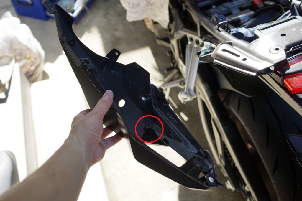 CB650R デイトナ フェンダーレス